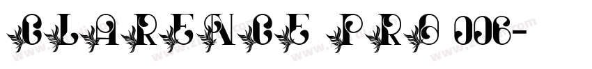 Clarence Pro 006字体转换